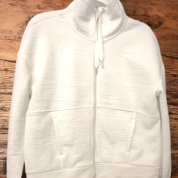 NWOT Reebok Textured Zip-Up Jacket - Picture 1 of 3